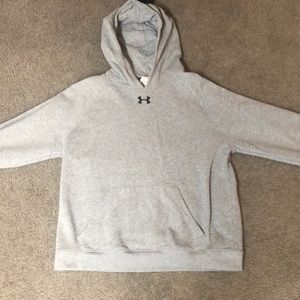 Feather Grey Kids Under Armour Sweatshirt YXL